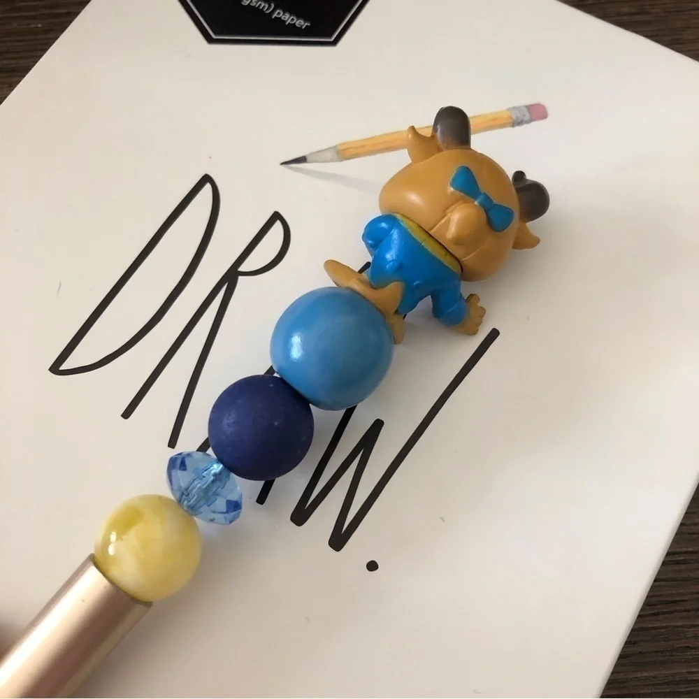 Disney Doorables: Beauty & the Beast: Beast handmade beaded pen